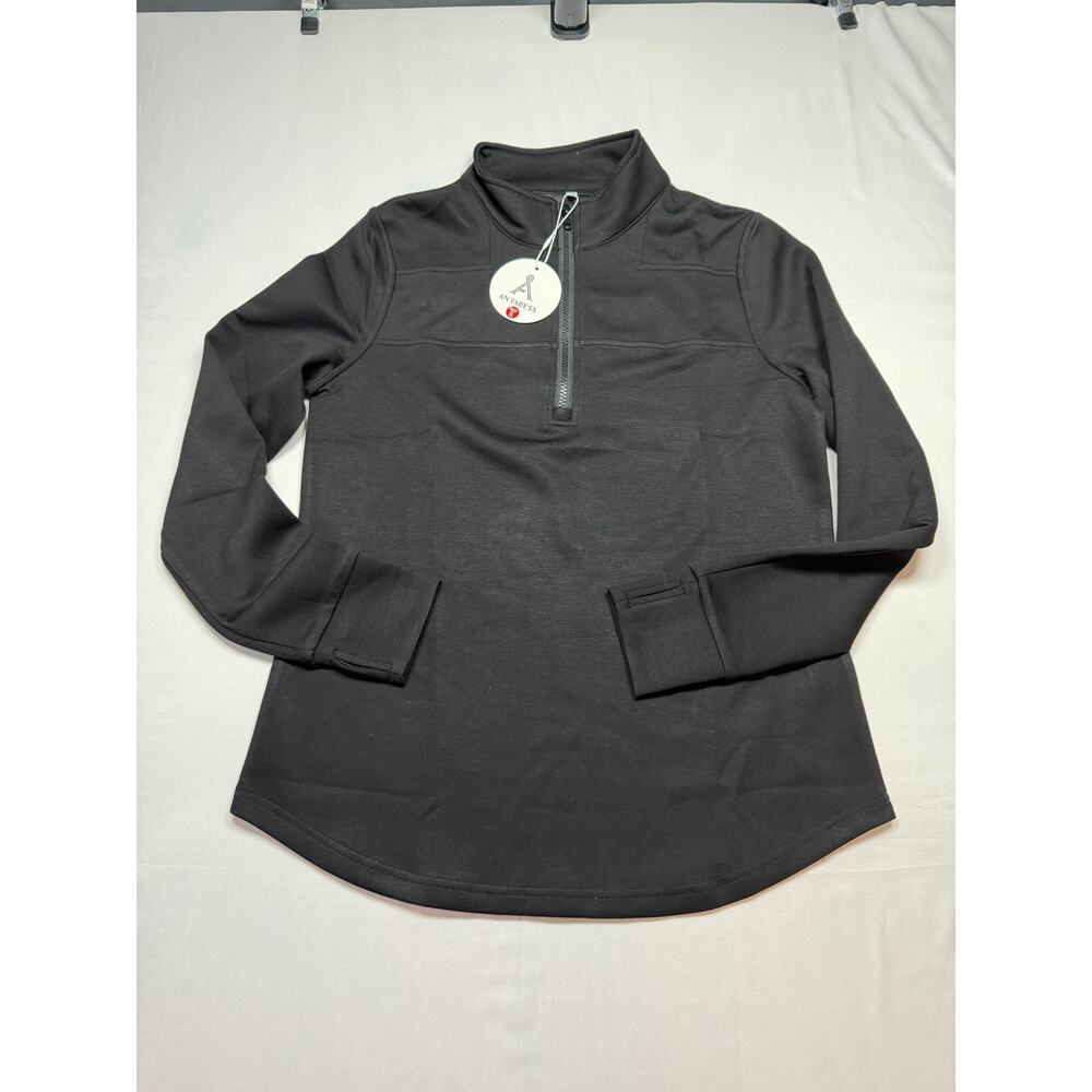 NEW w/Tags! ANRABESS Women's Oversized Quarter Zip Sweatshirt Size Small